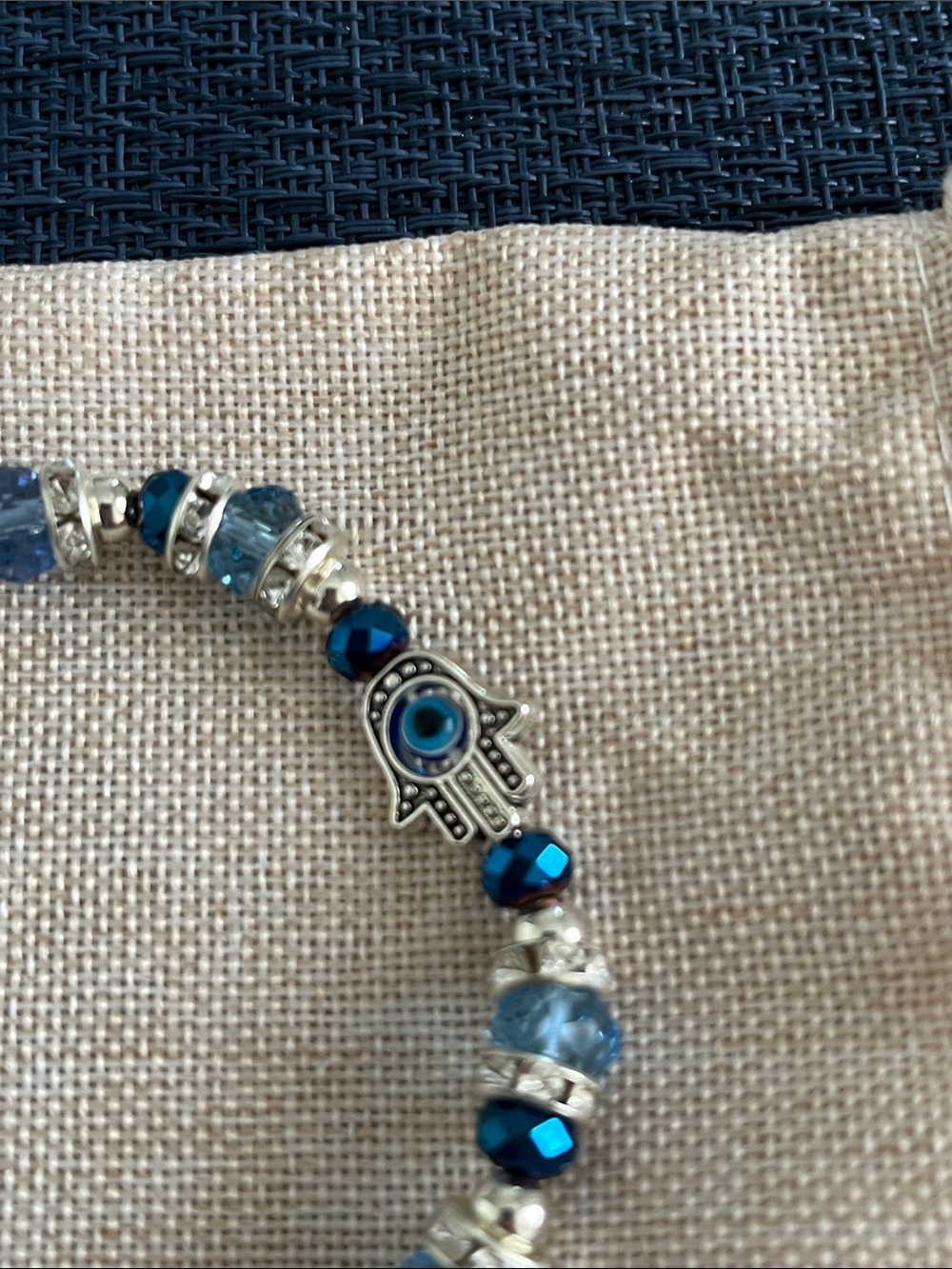 ❤️3 for $30 Item Beautiful bracelet with hamsa symbol for protection & good luck - Picture 2 of 2